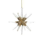 Gold Glass Snowflake Ornament
